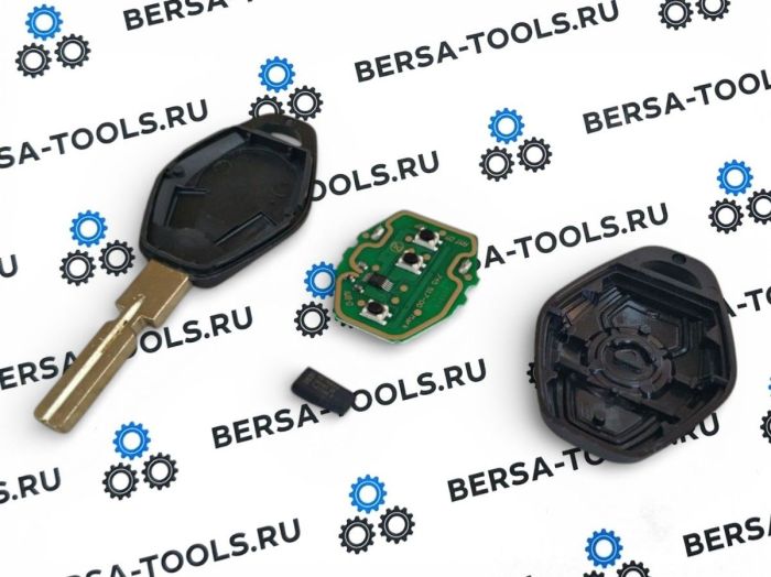 Ключ-ромб в сборе с лезвием старого образца HU58 (EWS 315 mhz) для BMW