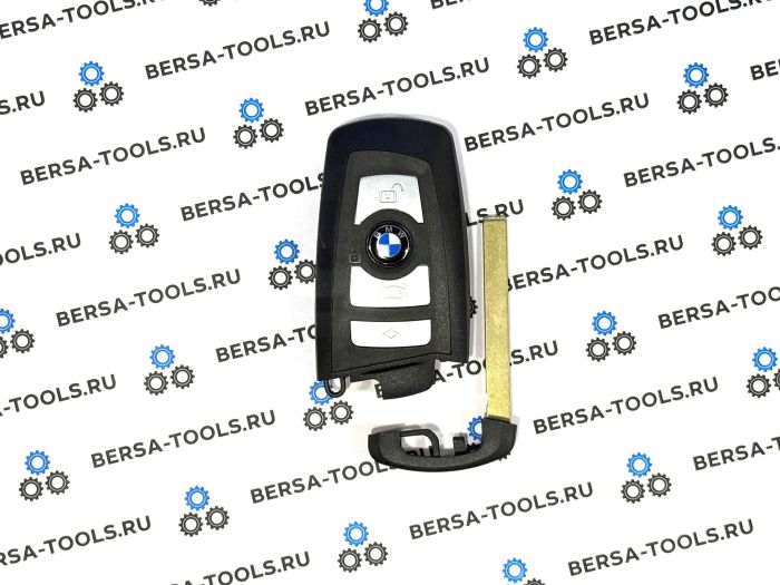 Корпус смарт-ключа BMW F-series черный (4 кнопки)