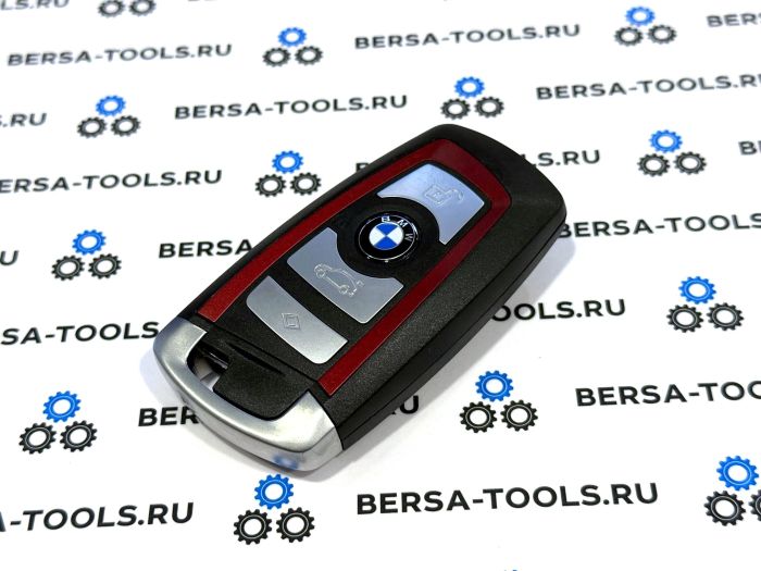 Корпус смарт-ключа BMW F-series красный (4 кнопки)