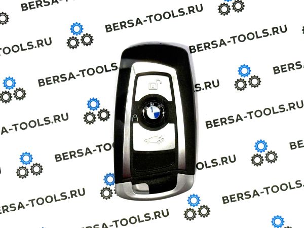 Корпус смарт-ключа BMW F-series серебро (3 кнопки)
