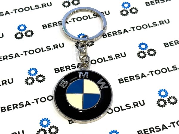Металлический брелок с логотипом BMW