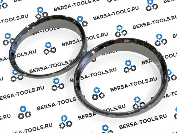 Кольца в приборную панель BMW E90 (хром)