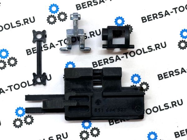 Комплект направляющих люка крыши BMW Е39, X5 E53 (4 детали - для левой стороны)