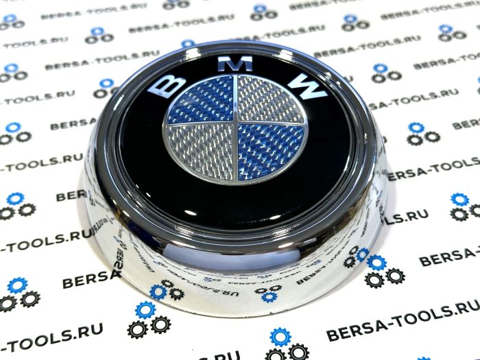 Эмблема BMW 105 мм карбон (51147196559)