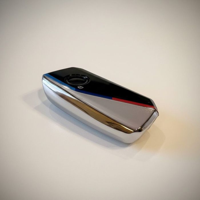 Корпус смарт ключа BMW для G, F, U series (Цвет: Розовый, Кнопка «Ромб»)