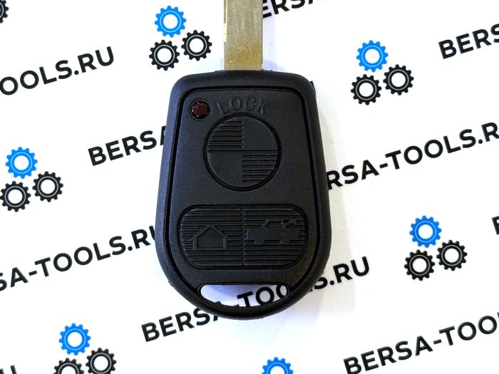 Трехкнопочный ключ с лезвием старого образца (HU58)