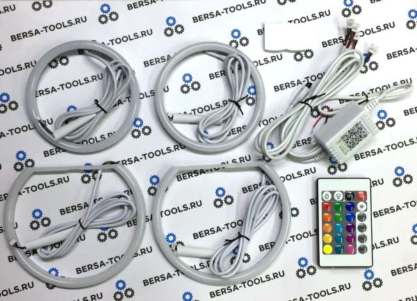 Ангельские глазки Cotton RGB (многоцветные) для BMW E90 LCI (рестайл)