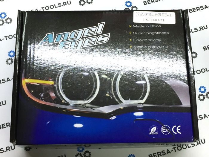 Светодиодные ангельские глазки Crystal Angel Eyes BMW E87, E60, E71 (Двухцветные)