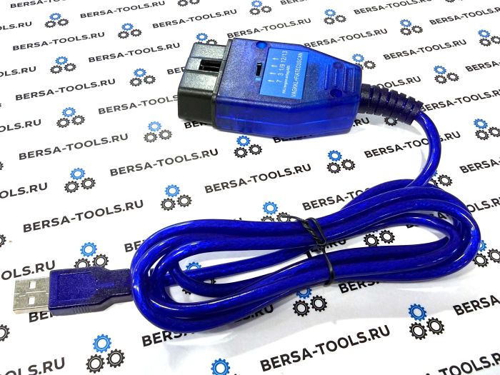 Диагностический кабель KKL VAG COM 409.1 на чипе FTDI