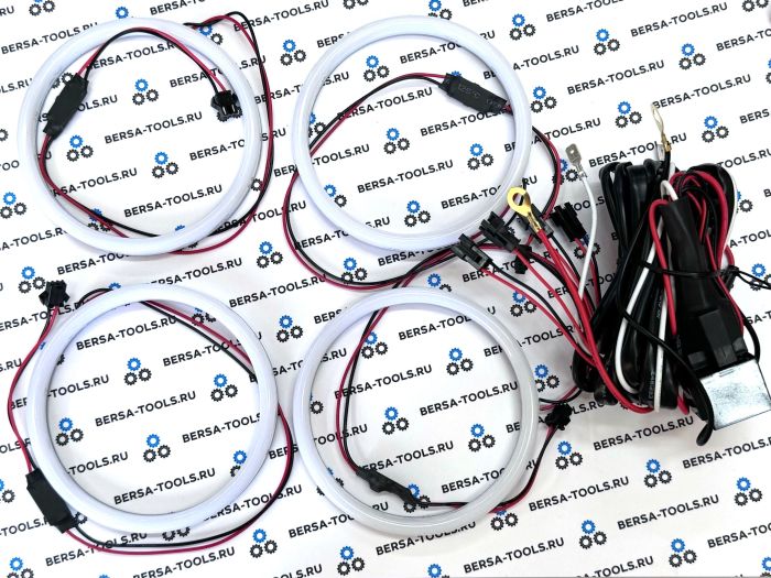 Ангельские глазки Cotton для BMW E30, Е32, Е34 (Оранжевый)