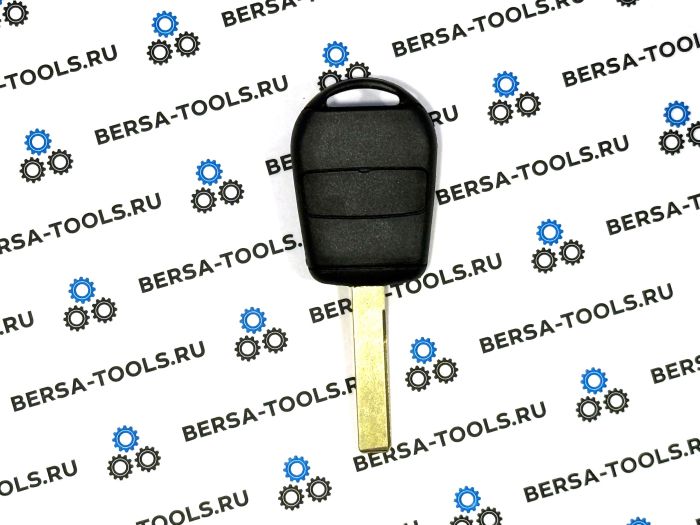 Двухкнопочный ключ BMW с лезвием нового образца HU92
