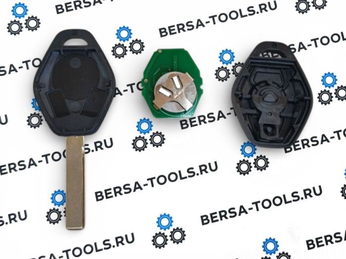 Ключ-ромб в сборе с лезвием нового образца HU92 (CAS 434 mhz) для BMW