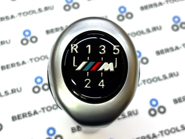 Ручка МКПП BMW (для 5-ти ступенчатой коробки передач) в стиле M, с хромированной вставкой