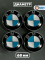 Эмблемы (колпачки) BMW сине-белые в оригинальные колеса БМВ
