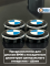 Эмблемы (колпачки) BMW сине-белые в оригинальные колеса БМВ