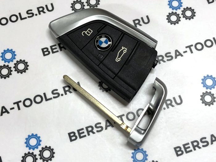Смарт-ключ в сборе для BMW (3 кнопки) CAS 4 315 mhz, чип 7945, бесключевой доступ