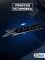 Шильдик наклейка X drive 10.5 х 1.5 см, серебро