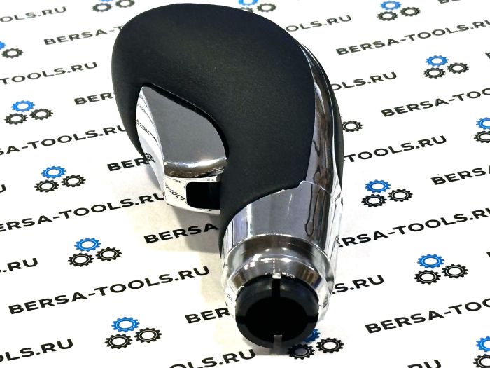 Рукоятка (ручка) АКПП с кнопкой для Opel Astra J, Insignia, Zafira C, Meriva B (черная экокожа)