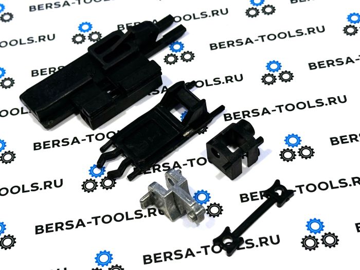 Комплект направляющих люка крыши BMW Е39, X5 E53 (5 деталей - для левой стороны)