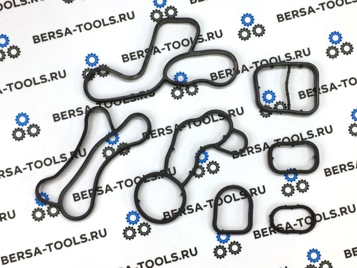 Комплект прокладок корпуса масляного фильтра BMW B37, B38, B42, B46, B47, B48