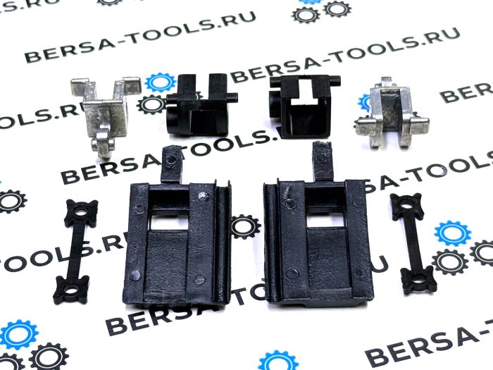 Ремкомплект направляющих люка для BMW E36 E46 E38 (54128119747, 54128119748) из 10 деталей 