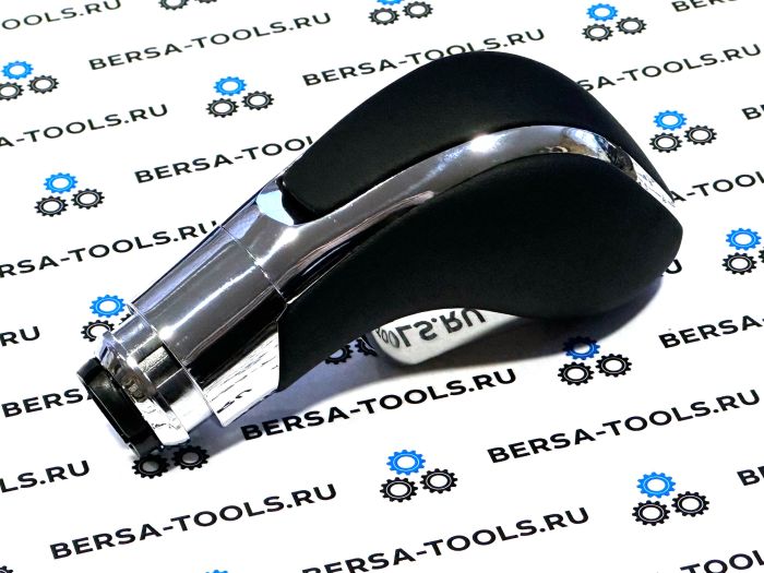 Рукоятка (ручка) АКПП с кнопкой для Opel Astra J, Insignia, Zafira C, Meriva B (черная экокожа)