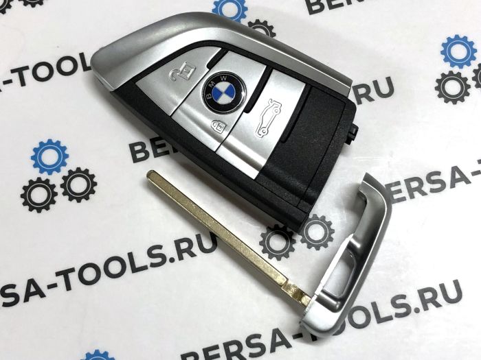 Смарт-ключ в сборе для BMW (3 кнопки) CAS 3 868 mhz, чип 7945/7953, бесключевой доступ