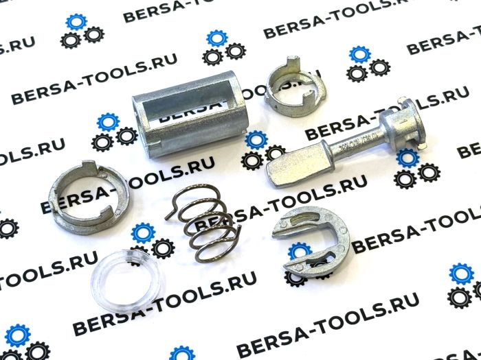 Ремкомплект личинки дверного замка VAG 1U0837167E (шток 45 мм, 7 деталей)