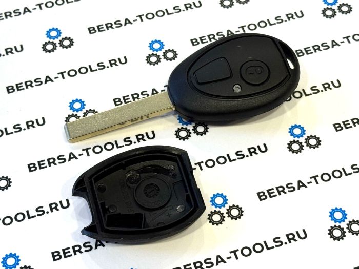 Корпус ключа Land Rover Rover 75, BMW, Mini Cooper (2 кнопки, лезвие HU92)