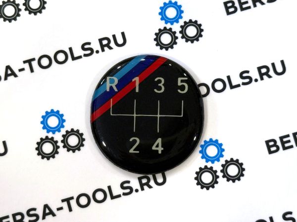 Эмблема для ручки МКПП BMW ///M 5-ти ступенчатой коробки передач 