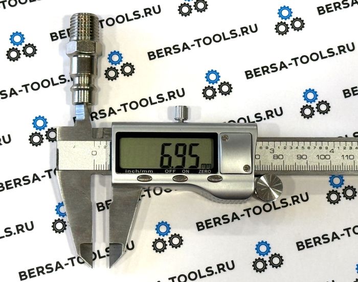 Штуцер быстросъёмный 1/4 с наружной резьбой, 4 шт