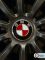 Наклейки на колесные диски, 56 мм, BMW бело-красные (5 шт)
