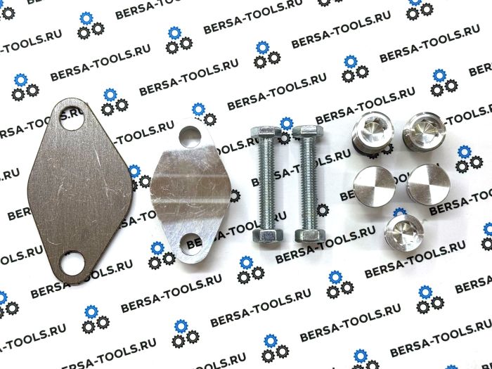 Заглушки для удаления EGR и вихревых заслонок BMW N57N, N47N F-серии с управлением системой охлаждения рециркуляции ОГ