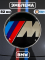 Эмблема BMW М-серия 82 мм (51148132375)