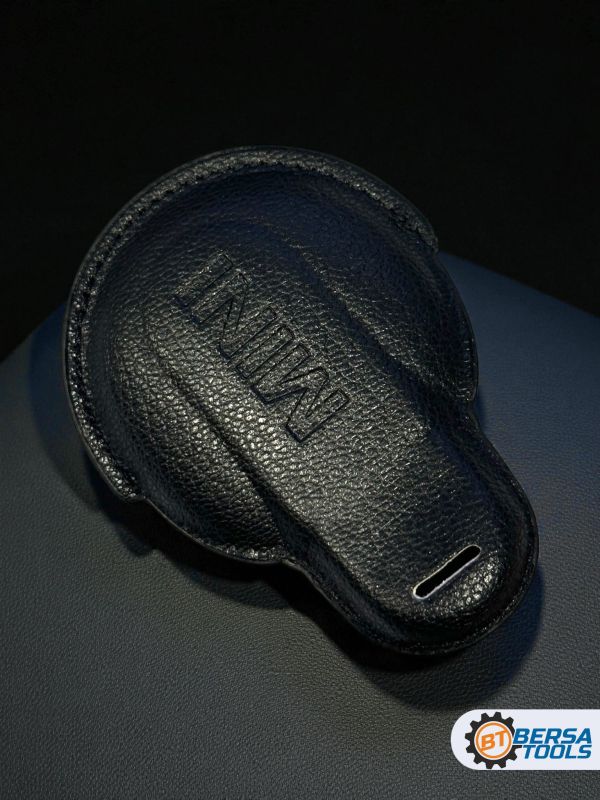 Кожаный чехол для смарт-ключа Mini Cooper, черный