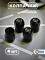 Колпачки на ниппель с эмблемой AC Schnitzer черные, 4 шт