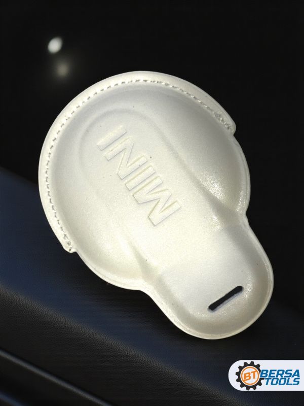 Кожаный чехол для смарт-ключа Mini Cooper, белый