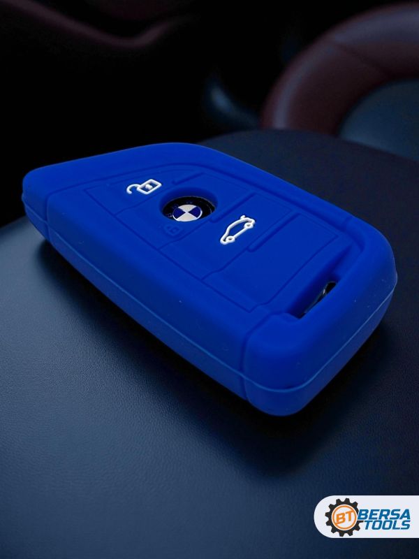 Силиконовый чехол для смарт-ключа BMW, синий