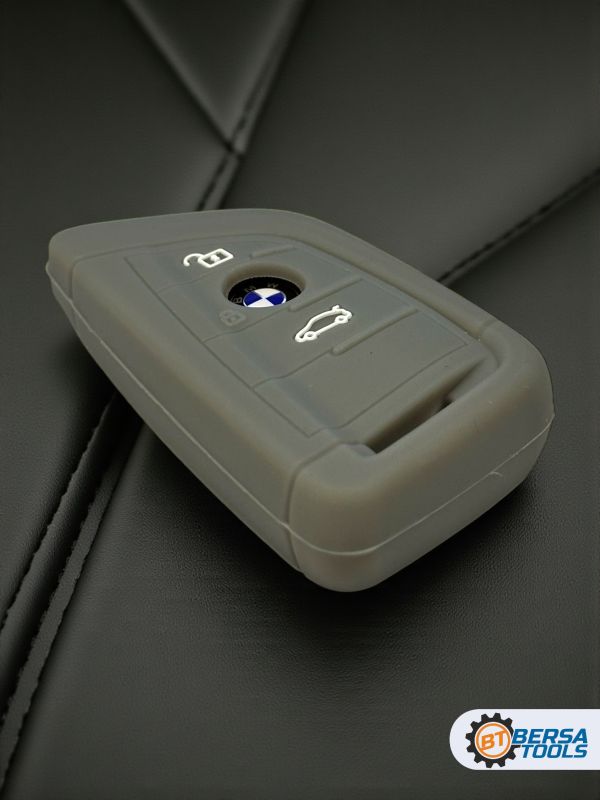 Силиконовый чехол для смарт-ключа BMW, серый