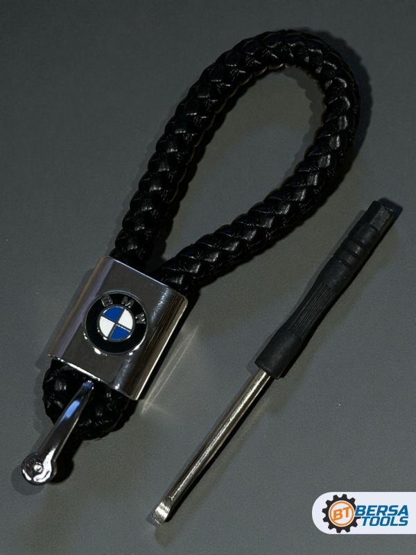 Брелок для ключей, кожаный, с логотипом BMW