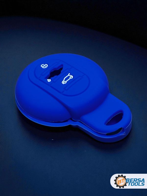 Силиконовый чехол для смарт-ключа Mini Cooper, синий