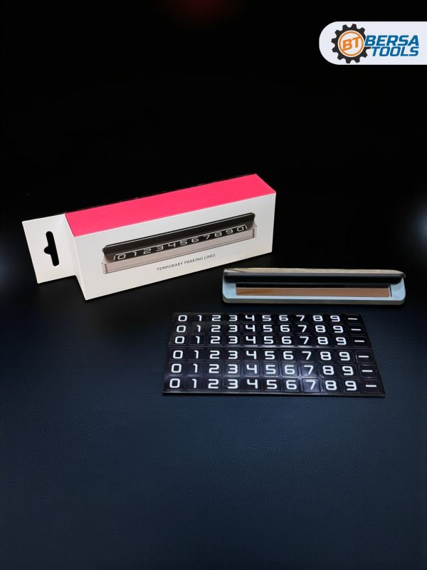 Автовизитка парковочная, номер телефона, без логотипа