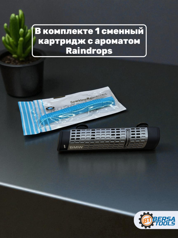 Ароматизатор BMW Natural Air (базовый комплект, серый)