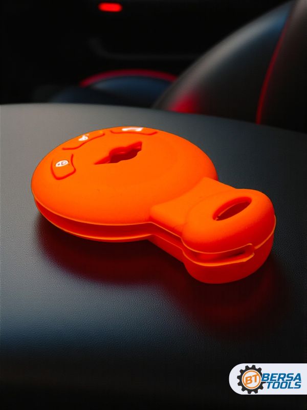 Силиконовый чехол для смарт-ключа Mini Cooper, оранжевый