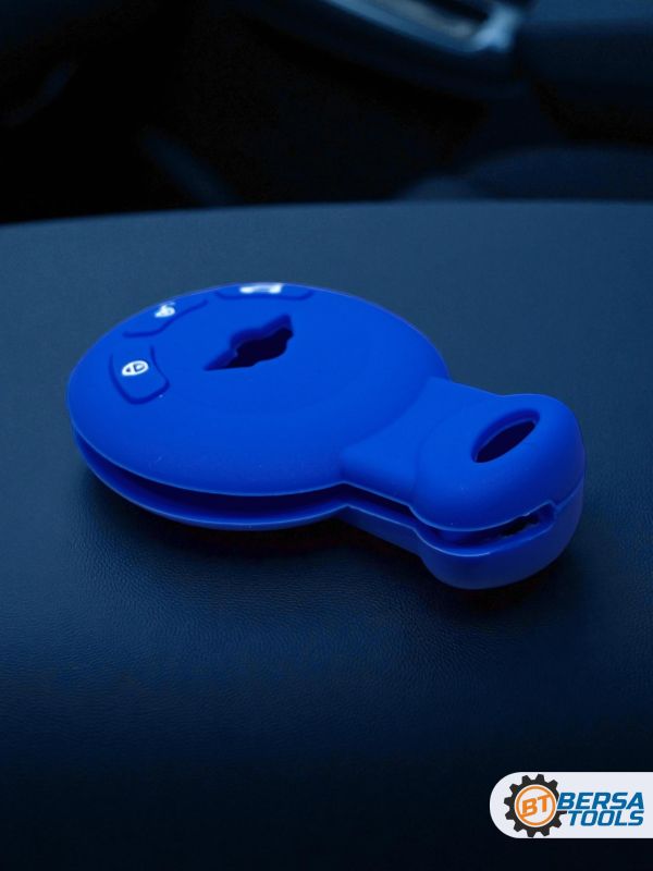 Силиконовый чехол для смарт-ключа Mini Cooper, синий
