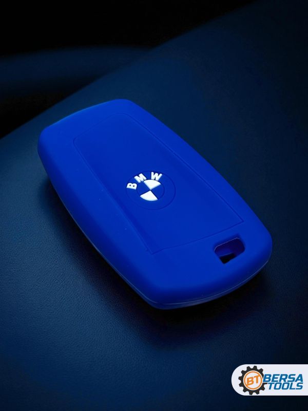 Силиконовый чехол для смарт-ключа BMW F-series, синий