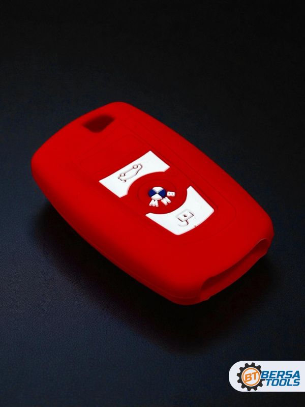 Силиконовый чехол для смарт-ключа BMW F-series, красный