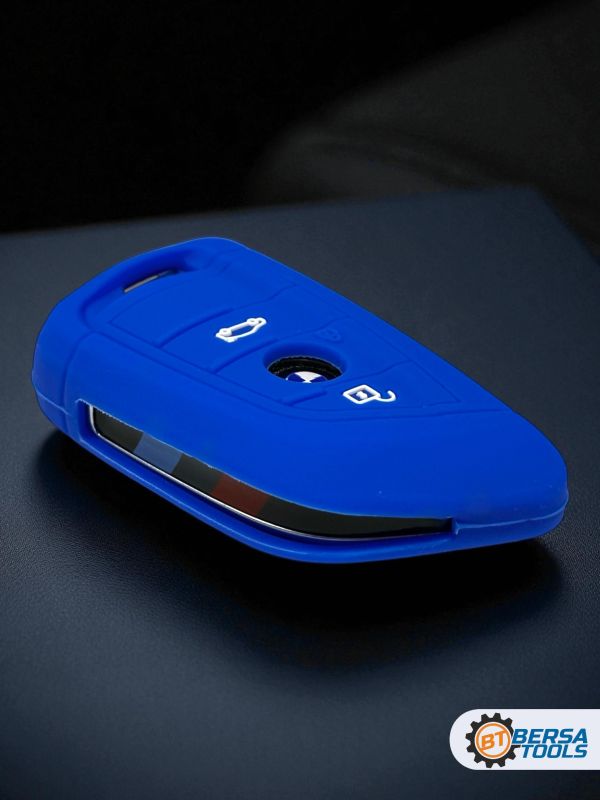 Силиконовый чехол для смарт-ключа BMW, синий