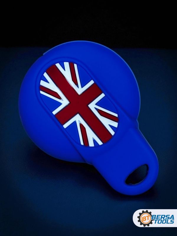 Силиконовый чехол для смарт-ключа Mini Cooper, синий