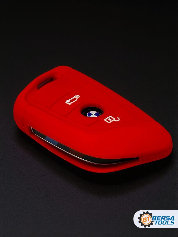 Силиконовый чехол для смарт-ключа BMW, красный